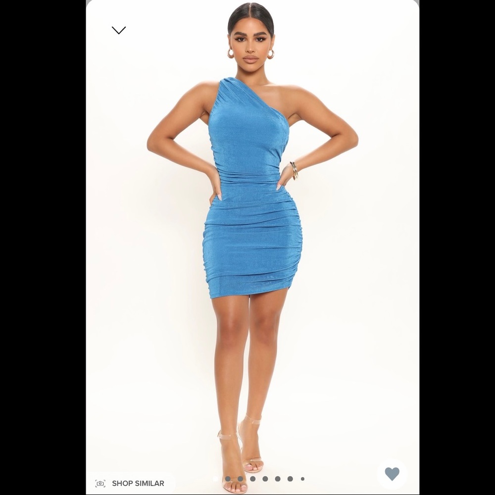 One Shoulder Mini Dress